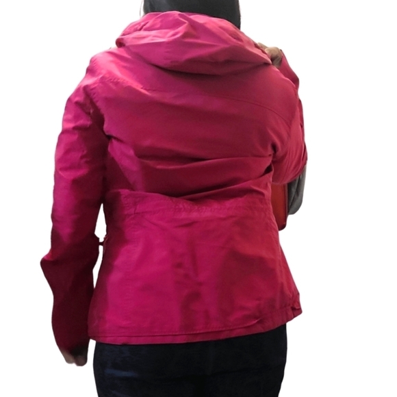 Geox Respira Hooded Thermal Jacket in Pink Rose Size Small - Picture 4 of 17